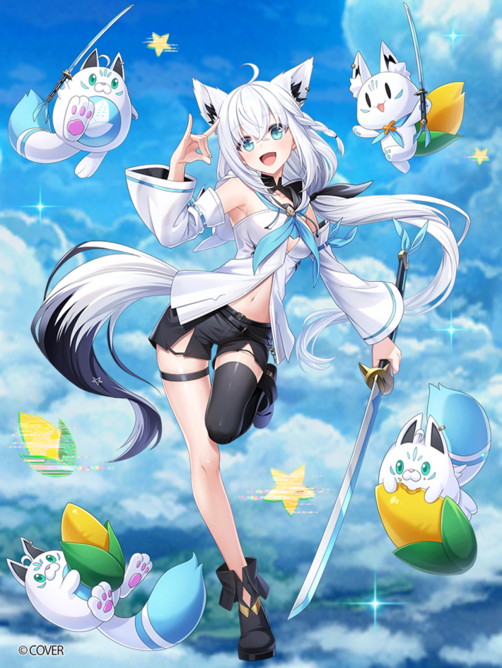 白上フブキ_空絵