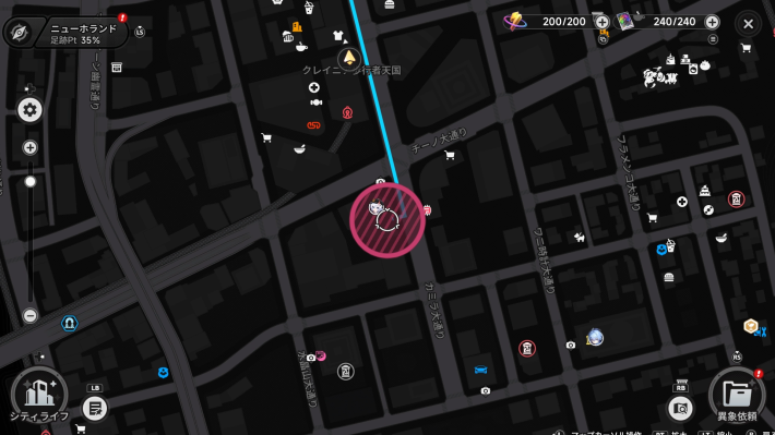 Allons au cinéma — Map