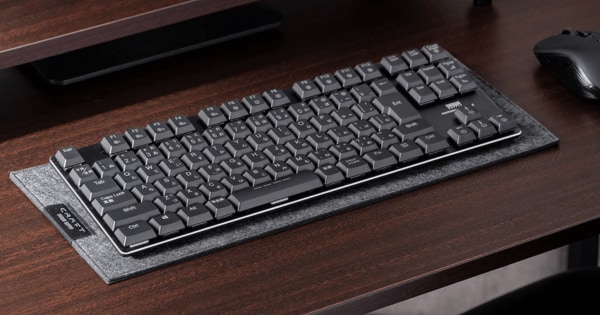 打鍵音を軽減するキーボードマットを3サイズ展開で発売の画像