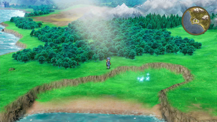 ドラクエ2リメイクのリリザ西海岸線キラキラ