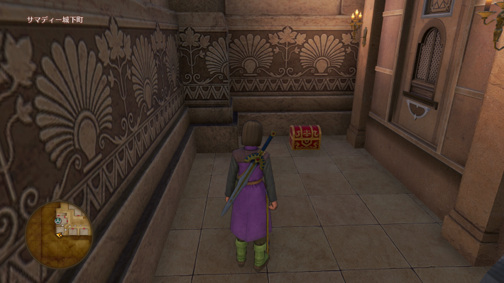 ドラクエ11Sのサマディー城下町のちいさなメダル