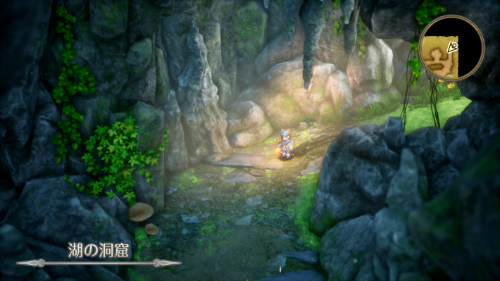 ドラクエ2リメイクの湖の洞窟
