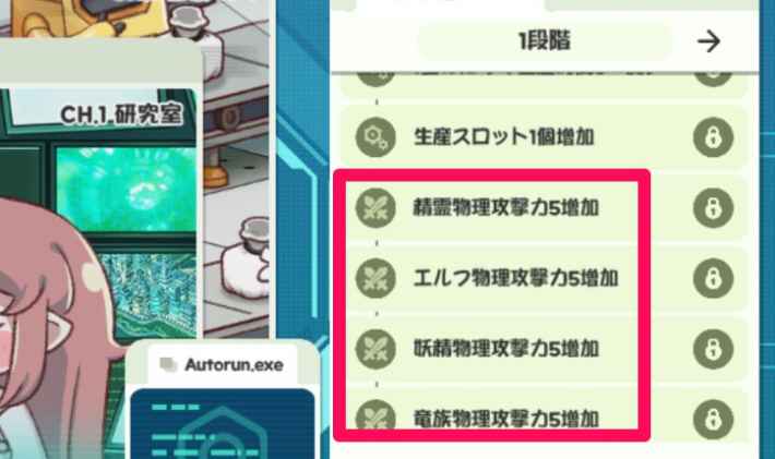 キャラの強化要素まとめと優先度の画像