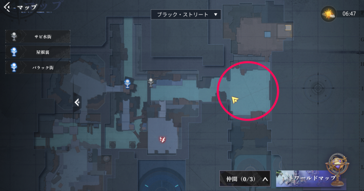 ヴィック・ブラザーフッドのエピソード6-2_マップ画像