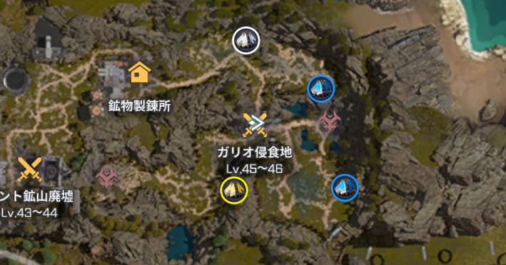 トレジャーカプセルの場所一覧の画像