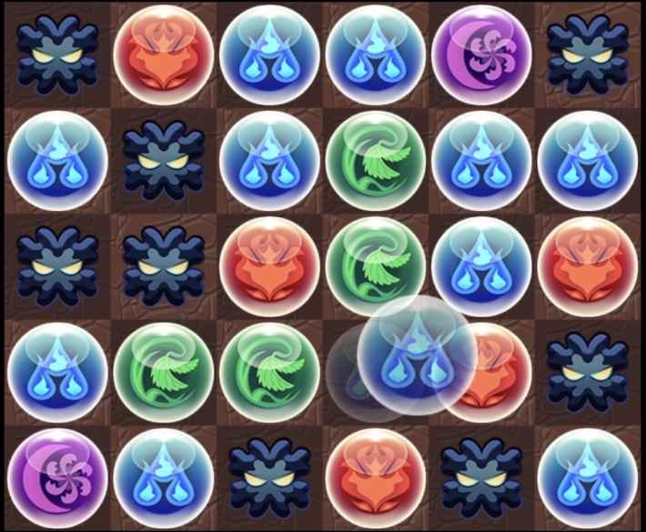 パズドラのパズル盤面