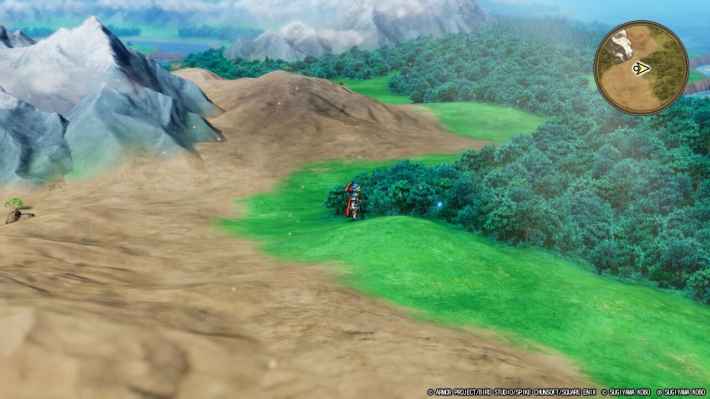 ドラクエ1リメイクのドワーフの洞窟北東の森