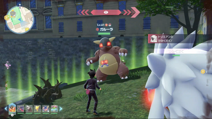 ポケモンzaのオヤブンガルーラの現地画像