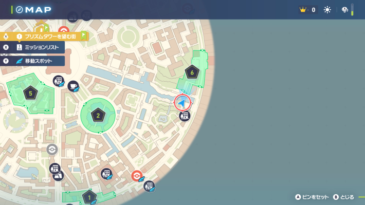 ポケモンZAのベール6番地のきのみや