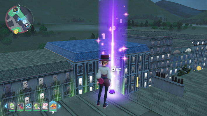 カフェリテイクの屋上のカラフルなネジ