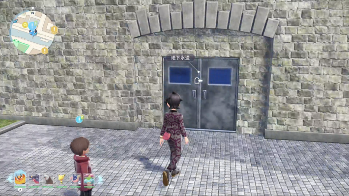 地下水道の入口