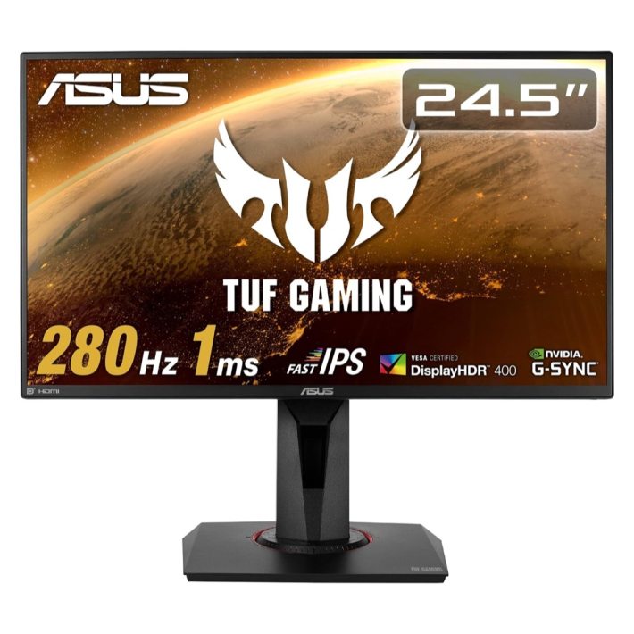 ASUS TUF Gaming VG259QMの正面外観