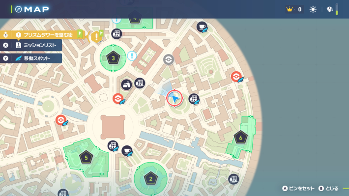 ポケモンZAのジョーヌ広場のきのみや