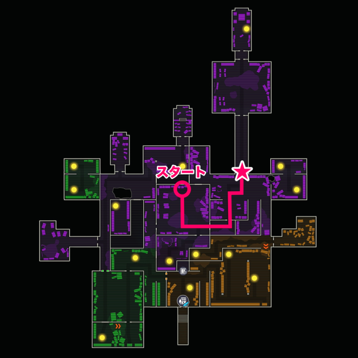 フラダリラボのマップ