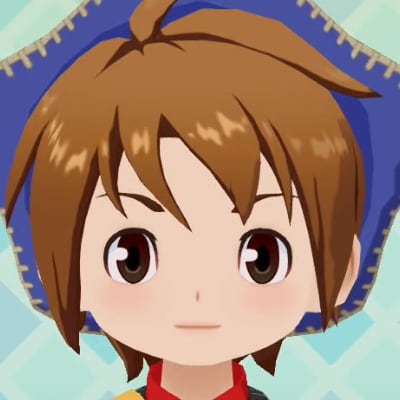 牧場物語 風のグランドバザールの顔立ちI