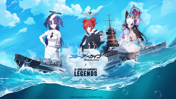 『World of Warships: Legends』スマホアプリ『『ブルーアーカイブ -Blue Archive-』とのコラボ第2弾を実施！の画像