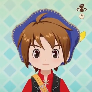 牧場物語 風のグランドバザールの髪型そよかぜショート