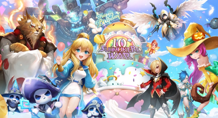 祝10周年！『サマナーズウォー: Sky Arena』にて、これまでの