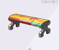 海岸線の長椅子