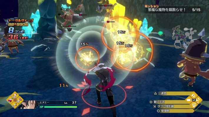 拳での戦闘シーン