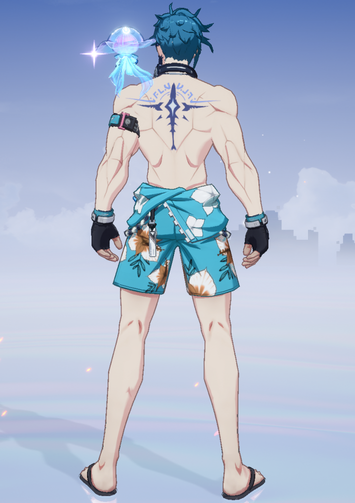 真夏の暇の背面画像