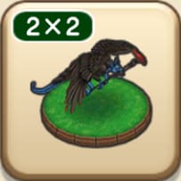 魔犬レオパルドの置物の画像