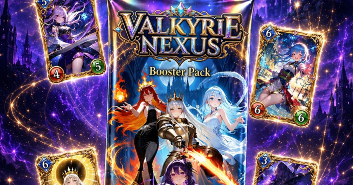 VALKYRIE NEXUS ヴァルキリーネクサスのタイトル入りゲームビジュアル
