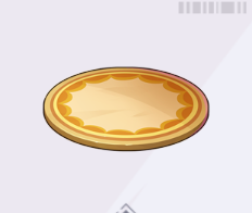 ゴールデンオレンジのフリンジ円形ラグ