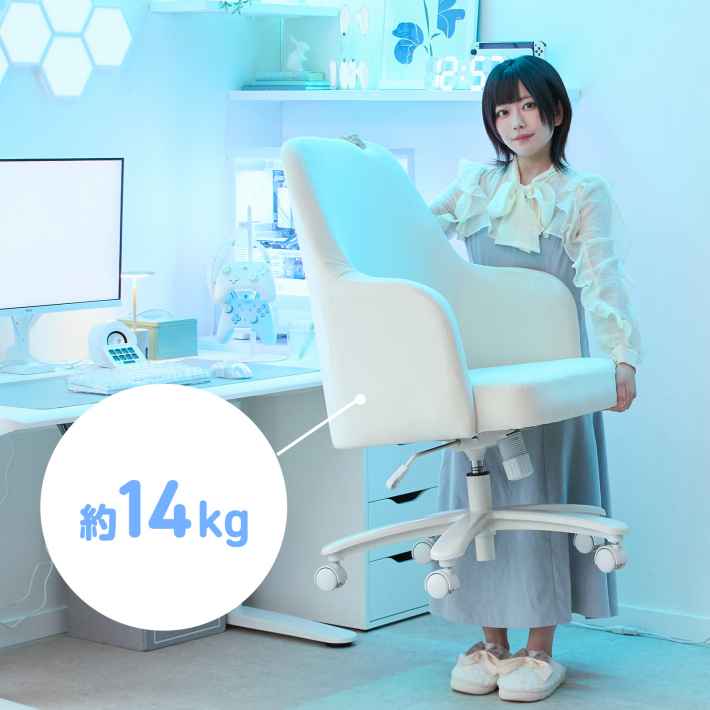 「Pixio」ブランド初のゲーミングチェアが発売！ベロア生地で包み込む“マシュマロチェア”、10%オフの記念セールもの画像