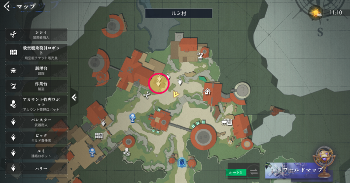 タリーナのエピソード3_マップ画像