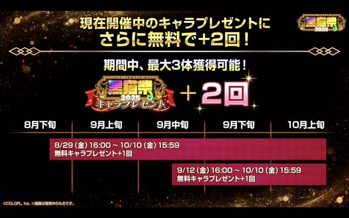 黒猫祭2025生放送 GA結果発表｜おせニャん#148の画像