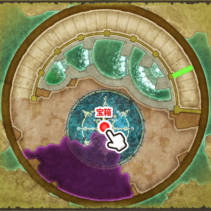 ドラクエ2リメイクマホカンタの巻物の入手場所拡大マップ