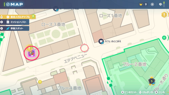 暴走メガルチャブルのマップ