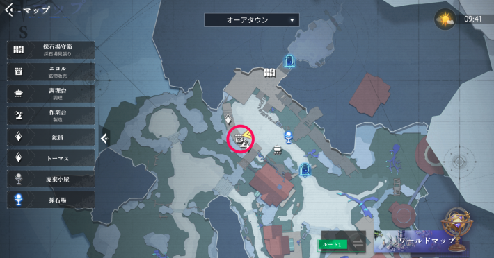 トーマスのエピソード1_マップ画像