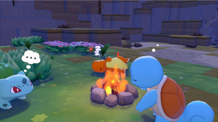 모닥불에서 따끈따끈