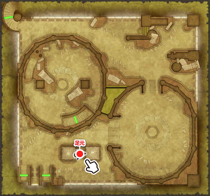 ドラクエ2リメイクの大灯台7階小さなメダル場所マップ