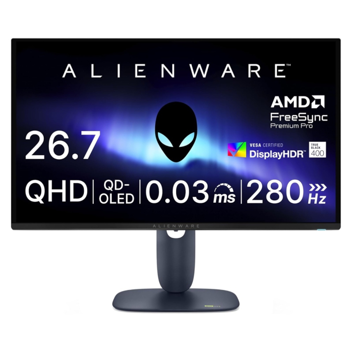 Alienware AW2725Dの正面外観