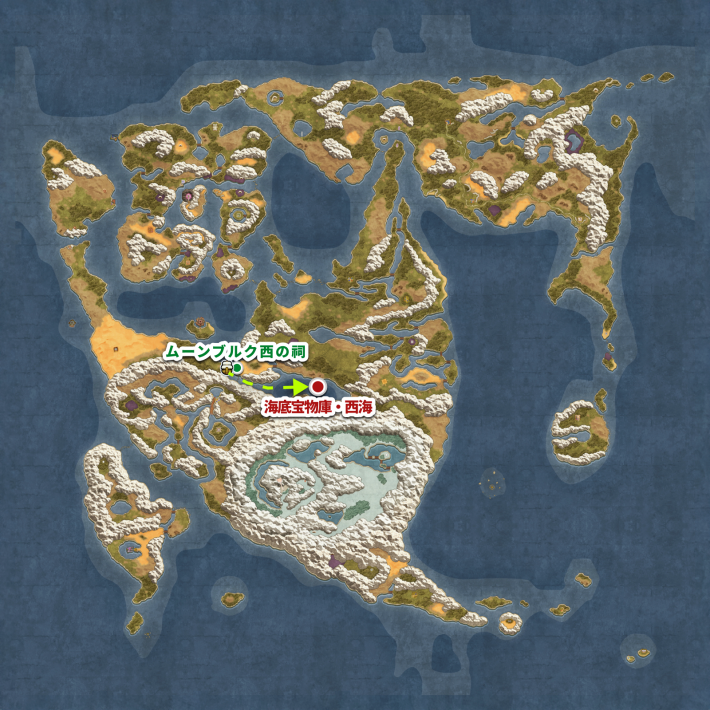 海底宝物庫_西海_マップ
