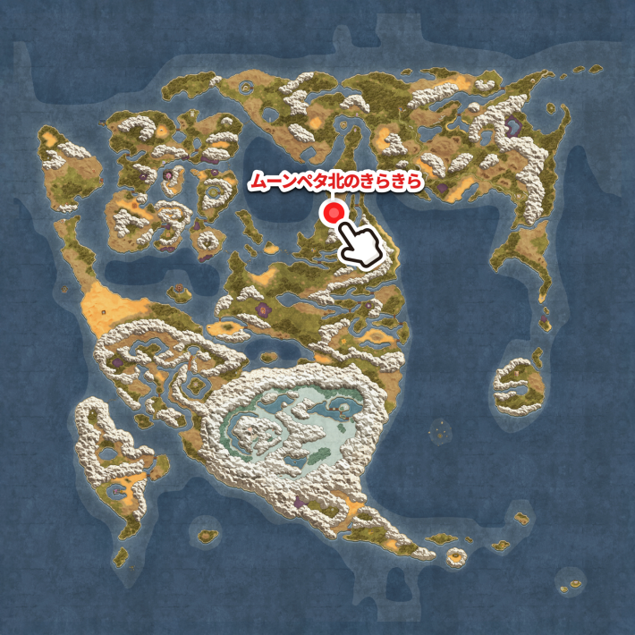 ドラクエ2リメイク_ムーンペタ北のきらきら_巻物_マップ