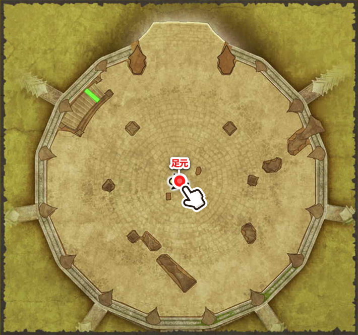 ドラクエ2リメイクのドラゴンの角・南の6階小さなメダル場所マップ