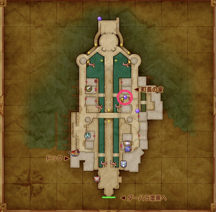 ダーハルーネの町の女性の場所