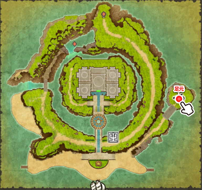 ドラクエ2リメイク_メダル王の城の外観1_ちいさなメダル