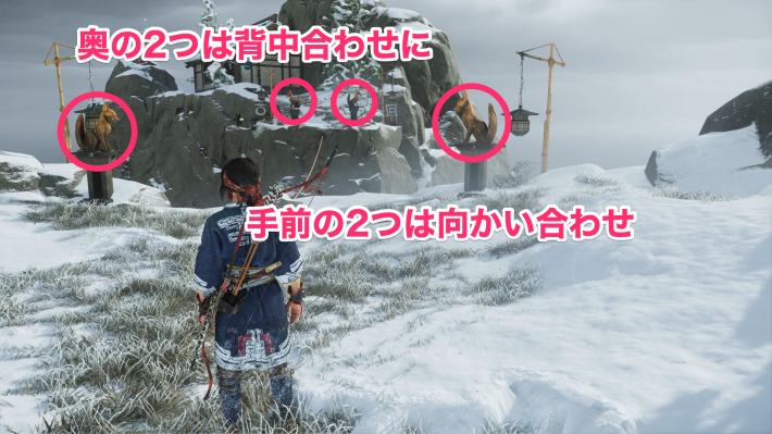 ゴーストオブヨウテイの破船の浅瀬の戸なしの小屋