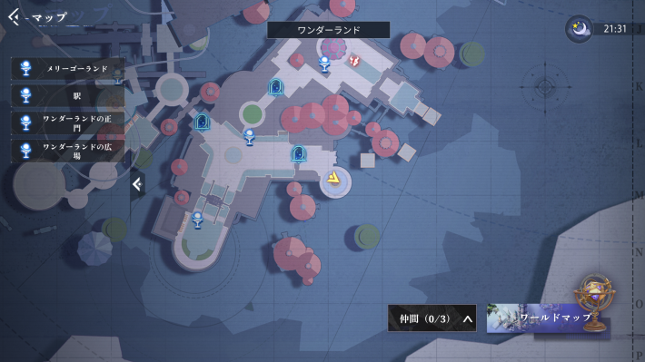 ワンダーランドの宝箱1_マップ