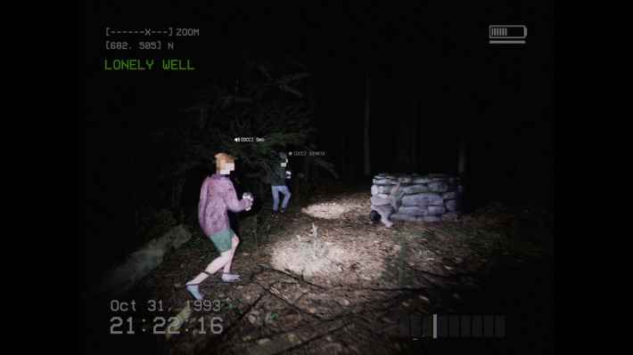 井戸の周りに集まるプレイヤーたち