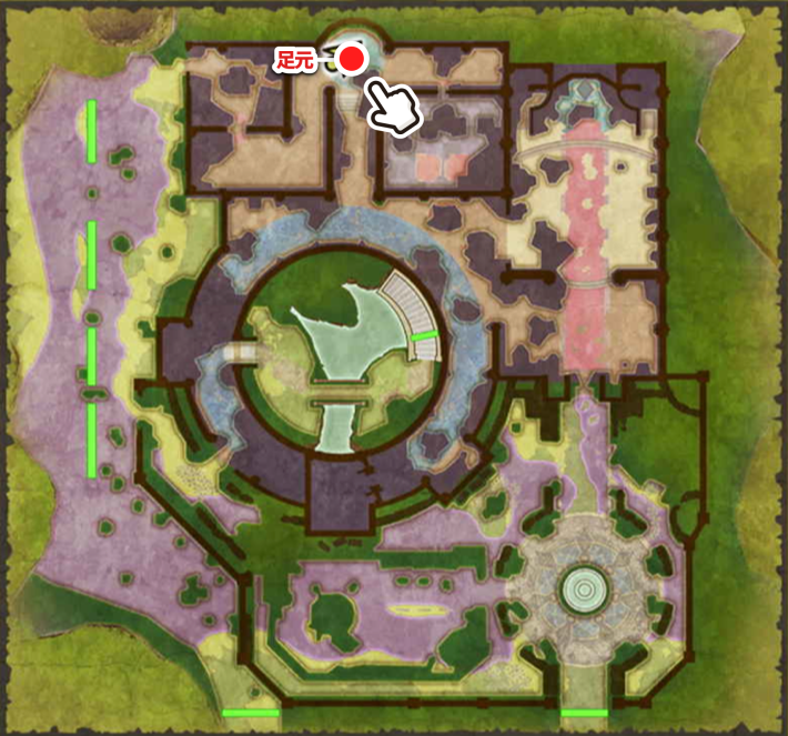 ドラクエ2リメイクのムーンブルク城1階小さなメダル場所マップ