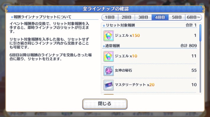 プリンセスナイト強化の仕様と必要アイテムまとめの画像