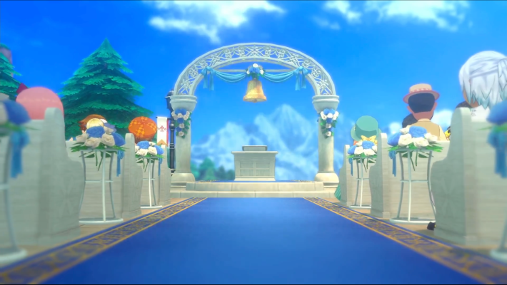 牧場物語風のグランドバザールの結婚式のシーン