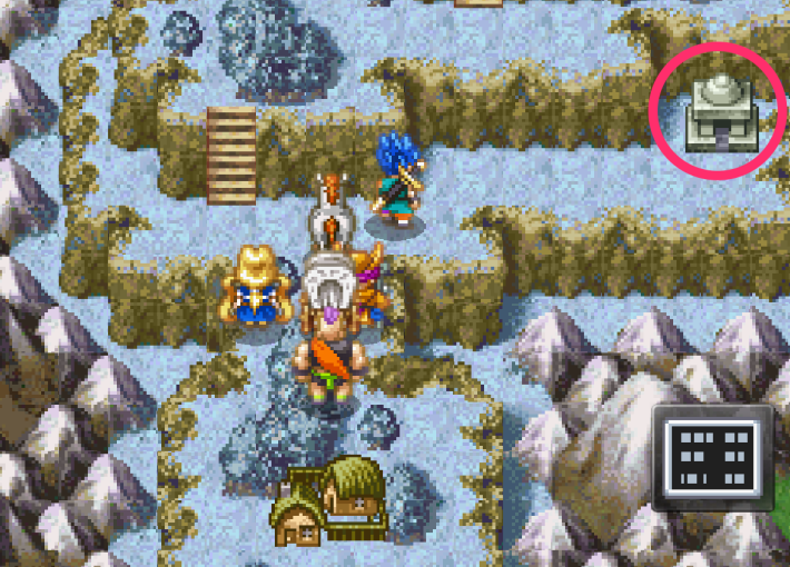 ドラクエ6のマウントスノー北のほこら