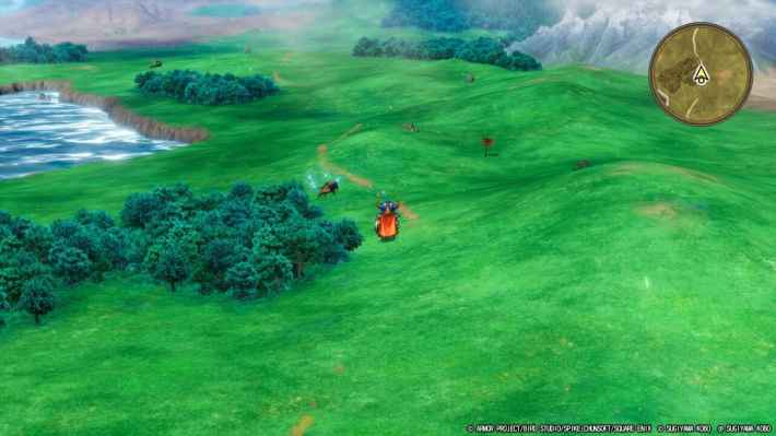 ドラクエ1リメイクのマイラ南部の立て甲板の近く